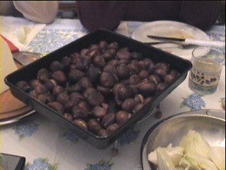 castagne (roast chestnut)