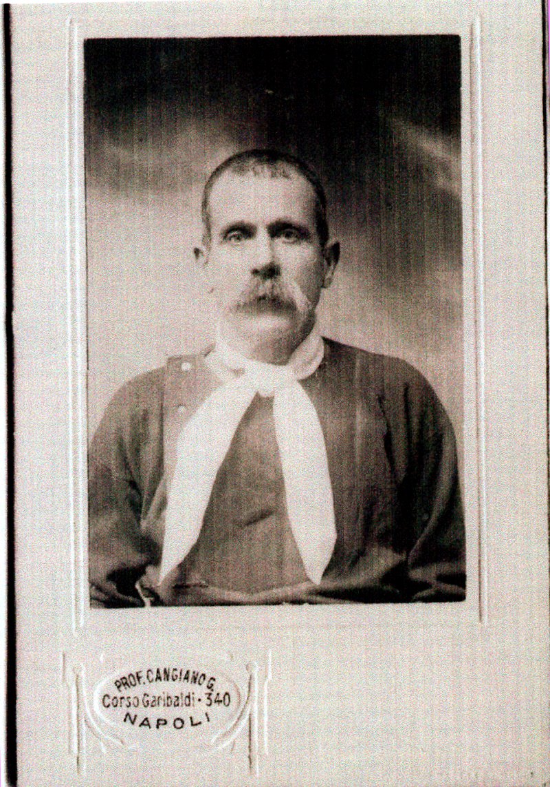 Unidentified Italian man in uniform with neck scarf