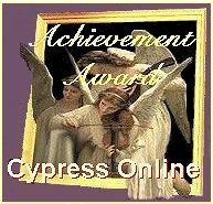 Cypress Online Achievement Award - 11:11:97